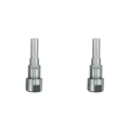 Miniatyrbild 4 av 5: 1/2/3/5 Diameter Shank Router Collet Extension För Chuck Hållare Silver 12.7mm 2Set