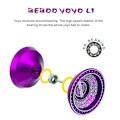Miniatyrbild 5 av 5: 1/2/5 BEBOOYOYO Cool Legering Professionell YoYo Kullagersträng Purple 1Set