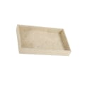 Miniatyrbild 1 av 5: 1/2/3/5 Stapelbar smyckesbricka Multipurpose Portable Velvet för Jute Beige 227x146x31mm 1Set