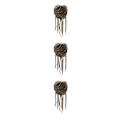 Miniatyrbild 1 av 5: 1/2/3/5 Fiber hästsvansbulle Multipurpose Frisyr Viktigt för 6h24b 3Set