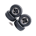 Miniatyrbild 5 av 5: 1/2/3/5 4-håls 100MM simuleringsdäck för ECX 1/12 Rc RGT136100 black 5Set