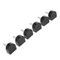 Miniatyrbild 4 av 5: 1/2/3/5 3 par Snygga högklackade tips Taps Skoreparation Black 10x11mm 1Set
