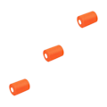 Miniatyrbild 4 av 5: 1/2/3/5 Bröllopsdekoration Tillbehör för bröllop inte lätt att bleka ALC12Orange 3Set