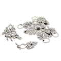Miniatyrbild 2 av 5: 1/2/3 10 set Leaf OT Toggle Clasps Smycken Clasp Connectors Silver 1Set