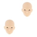 Miniatyrbild 4 av 5: 1/2/3 1/6 För BJD Doll Head Sculpt med grå ögon Doll Head DIY 2Set