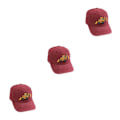 Miniatyrbild 4 av 5: 1/2/3/5 Solskydd cap för utomhusaktiviteter barn wine red 3Set