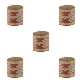 Miniatyrbild 3 av 5: 1/2/3/5 5 meter/ 5,5 Yds Jacquard Trim Wide Woven Border Ribbon Red Brown 6cm x 5M 5Set