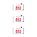 Miniatyrbild 1 av 5: 1/2/3/5 standardstorlek och väderbeständig printed fjäder YTYH2309086 3Set