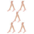 Miniatyrbild 2 av 5: 1/2/3/5 Dam S Calf Compression Strumpor Bekväma och skin color S 5Set