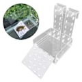 Miniatyrbild 3 av 5: 1/2 Tortoise Ramp Climbing Eremit För Crab Turtle Basking Clear 10x17cm 1Set