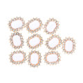 Miniatyrbild 3 av 5: 1/2/3/5 10 st Rhinestone Buttons Hantverk Dekoration för kläder Light White 2.1 x 1.7cm 1Set