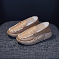 Miniatyrbild 5 av 5: Casual Damskor Bekväma För Slip On Mjuk för Inomhus Khaki Size 39