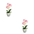 Miniatyrbild 1 av 5: 1/2/3/5 Realistiskt utseende Hållbar konstgjord blomma för DIY Pink 2PCS