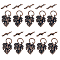 Miniatyrbild 5 av 5: 1/2/3 10 set Leaf OT Toggle Clasps Smycken Clasp Connectors Platinum 1Set