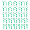 Miniatyrbild 5 av 5: 1/2/3/5 RC Body Shell Clips R Shape för 1/10 RC racingbil green length 24mm 1Set