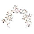 Miniatyrbild 5 av 5: 1/2/3/5 Elegant bröllopshårkammar gjorda av legering Inte lätt att Rose Gold 2PCS