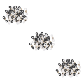 Miniatyrbild 4 av 5: 1/2/3/5 50 st Glasögon Glasögon Kedjeremshållare Loop Ends Type A 50 Pcs 3Set