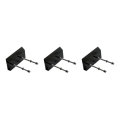Miniatyrbild 4 av 5: 1/2/3/5 Väggmonterad Longboard Display Rack för snygg garage Black 3PCS