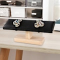 Miniatyrbild 5 av 5: 1/2 Bärbar Watch Display Stand Smycken Towers för sovrum Black 20 x 6 x 8cm 1Set