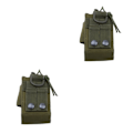 Miniatyrbild 4 av 5: 1/2/3/5 Radio Intercom Bag Interphone Magazine Pouch Hunting Green 2PCS
