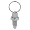Miniatyrbild 3 av 5: 1/2/3/5 Heavy-Duty indexkolv med användarvänlig ringdragning M6-3 Stainless Steel 1 Pc