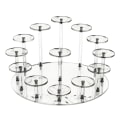 Miniatyrbild 3 av 5: 1/2/3 Acrylic Display Stand Organizer Tiered Display Stand för L 1Set