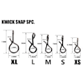 Miniatyrbild 5 av 5: 1/3/5 250x Quick Change Snap Flugfiske Connect Clips/krok för 1Set