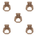 Miniatyrbild 3 av 5: 1/3/5 bilbarn baksäte Isofix cover för E90 E91 E81 5PCS