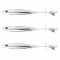 Miniatyrbild 1 av 5: 1/3 3x Silver Durable Vib lockar för långvarigt fiske 1Set
