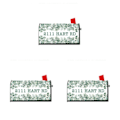 Miniatyrbild 4 av 5: 1/2/3/5 standardstorlek och väderbeständig printed fjäder YTYH2309034 3Set