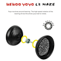 Miniatyrbild 5 av 5: 1/2/5 BEBOOYOYO Cool Legering Professionell YoYo Kullagersträng Black 1Set