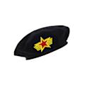 Miniatyrbild 1 av 3: 1/2/3 Sjömansmössa Stickad Mesh För Baskermössa Navy Mariner Cap Black 60cm circumference 1Set