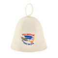 Miniatyrbild 1 av 5: 1/2 Bastu Hatt Ryska Banya Cap Saunahut Saunahattu 100 Ull Pattern 23x25cm 1Set