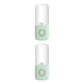 Miniatyrbild 2 av 5: 1/2 500mL Blender elektrisk fruktmixermaskin Ice Mini Juicer Green 7.48x3.14 Inch 2Set