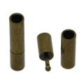 Miniatyrbild 3 av 5: 1/2/3 10 set 14x3 mm bajonett tryckspänne läder sladdändar 1Set