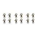 Miniatyrbild 5 av 5: 1/2/3/5 4 st zinklegering hummerklospänne Swivel Trigger Clips Bronze 30mm 3Set