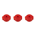 Miniatyrbild 4 av 5: 1/2/3/5 Professionell trumma snabbkopplingsmutter Enkel att installera trumma Red 3cm 3Set