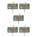 Miniatyrbild 2 av 5: 1/2/3/5 standardstorlek och väderbeständig printed fjäder YTYH2309032 5Set