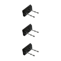 Miniatyrbild 2 av 5: 1/2/3/5 Väggmonterad Longboard Display Rack för snygg garage Black 3PCS