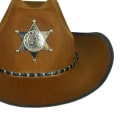 Miniatyrbild 5 av 5: Damer Män Western Cowboyhatt Solhatt med String För Jazzhatt Coffee