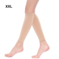Miniatyrbild 4 av 5: 1/2/3/5 Dam S Calf Compression Strumpor Bekväma och skin color XXL 1Set