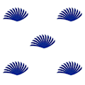 Miniatyrbild 3 av 5: 1/2/3/5 12 stycken För Bågskytte Jaktfjäder Fletching Right Dark Blue 5Set