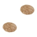 Miniatyrbild 4 av 5: 1/2/3/5 Plysch miniatyrmatta 1:12TH Dockhusleksak för camel color round round dia 18cm 2Set