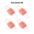 Miniatyrbild 5 av 5: 1/2/3/5 4 stycken plastisolator för högströmssäkring bred red40A 8*4CM,4pcs 1 Pc