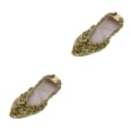 Miniatyrbild 4 av 5: 1/2/3/5 Kvinnor Tjej Magdansskor Non- För slip Soft Soles Gold M 2Set