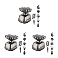 Miniatyrbild 2 av 5: 1/3 ABS multifunktionell 6 i 1 elektrisk rakapparat USB charging 3Set