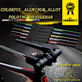 Miniatyrbild 4 av 5: Folding Handlebar Racing För Cykelskoter Flat Handle Bar Gray 660mm