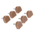 Miniatyrbild 5 av 5: 1/2/3/5 3 par Snygga högklackade tips Taps Skoreparation Apricot 14x14mm 1Set