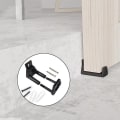 Miniatyrbild 4 av 5: 1/2 2st skjutbar ladugårdsdörr Golvguider Bottenguide Golvfäste 1Set