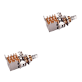 Miniatyrbild 3 av 5: 1/2/3/5 Gitarrpotentiometer Audio Pot Elektrisk gitarrbas B500K 2Set